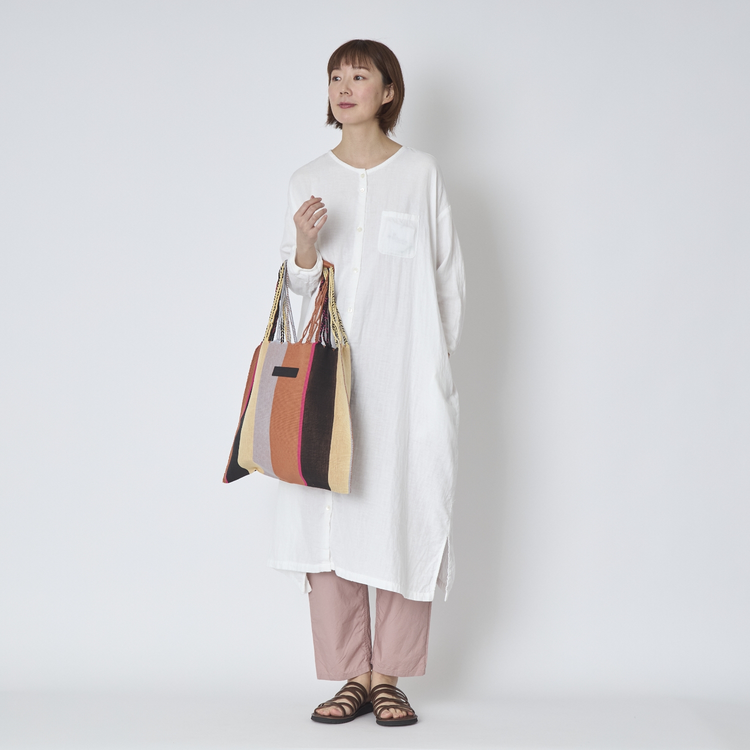 Moonbird/手織りのハンモックバッグ Lサイズ